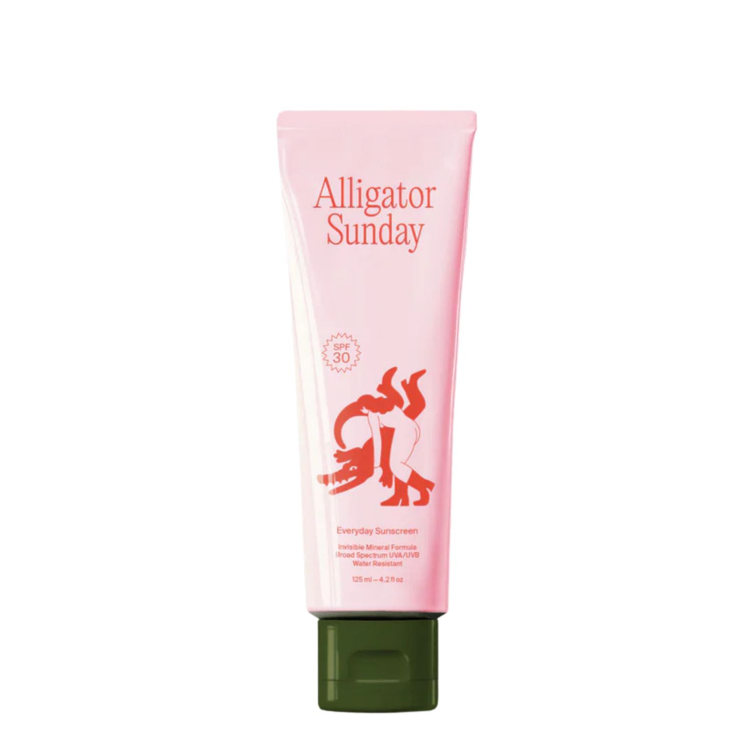 Alligator Sunday Clean Mineral Sunscreen Tube 125 ml Made in the UAE