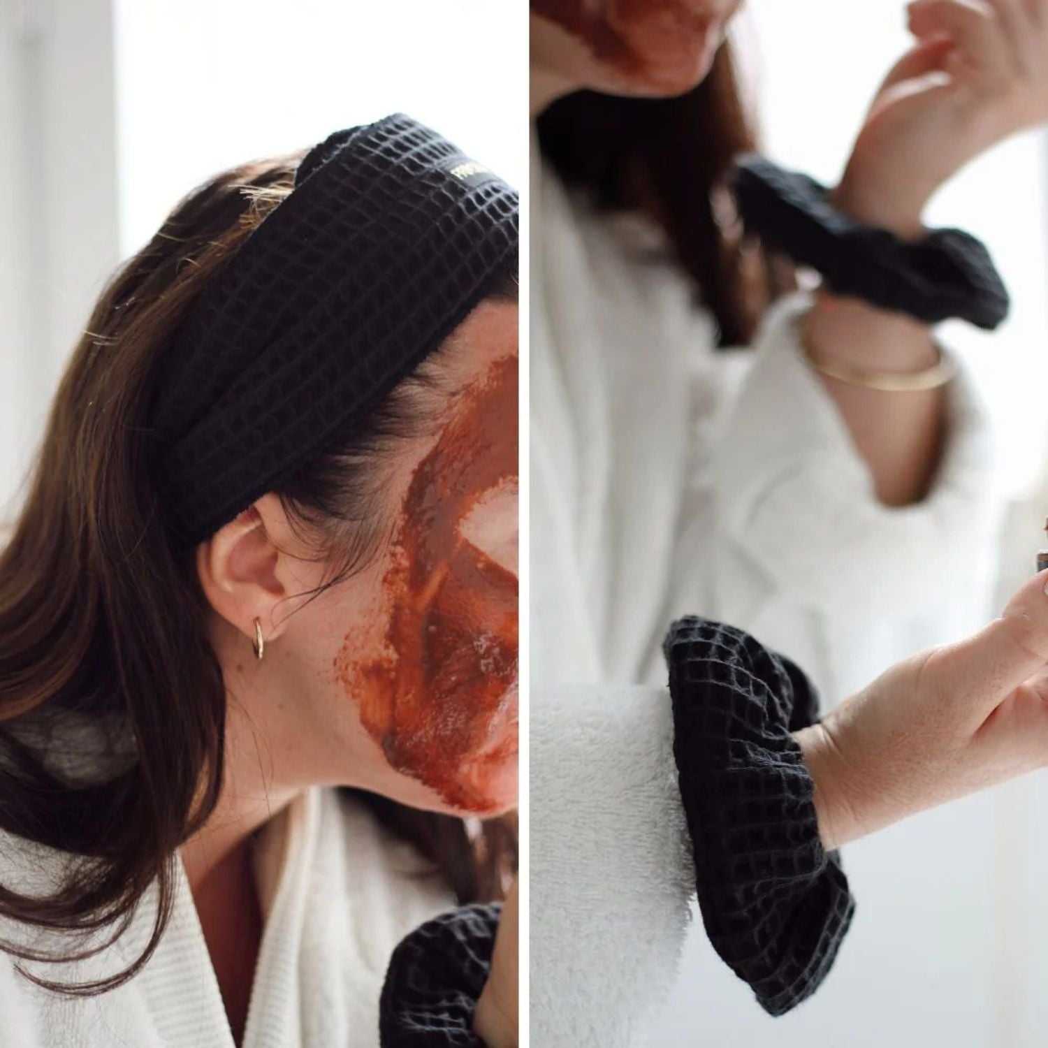 Skincare Headband & Wristbands Set