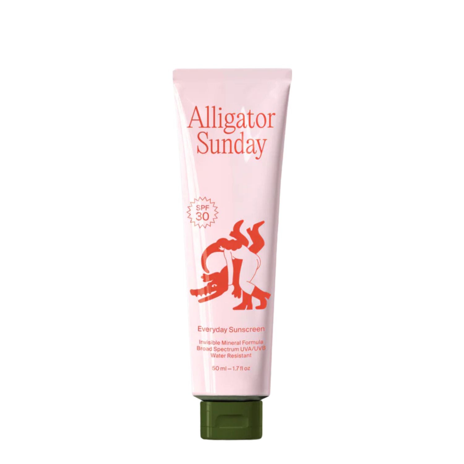 Alligator Sunday Clean Mineral Sunscreen Tube 50 ml Made in the UAE