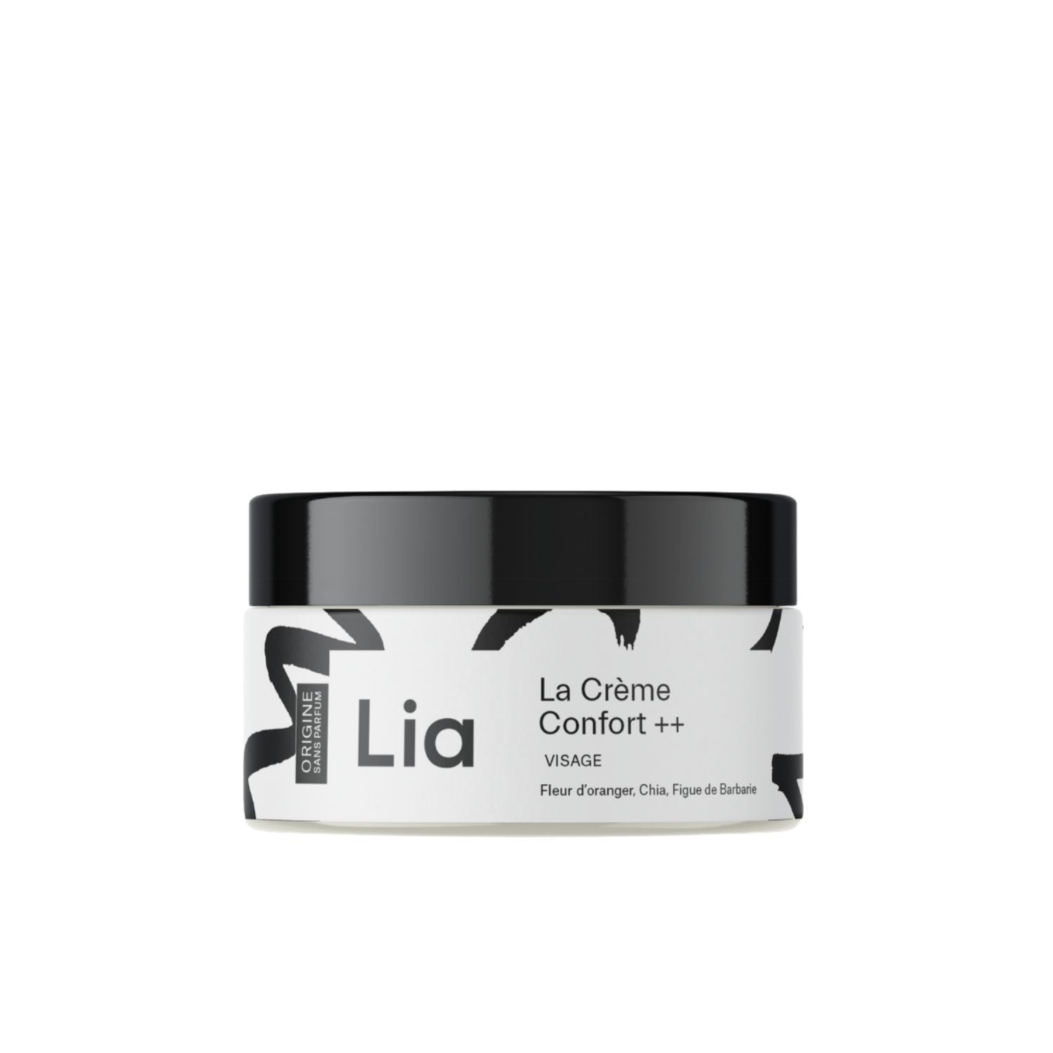 LIA Cosmétiques Comfort++ Face Cream jar - Fragrance-free – Daily moisturizer with prickly pear for dry, sensitive, or mature skin.
