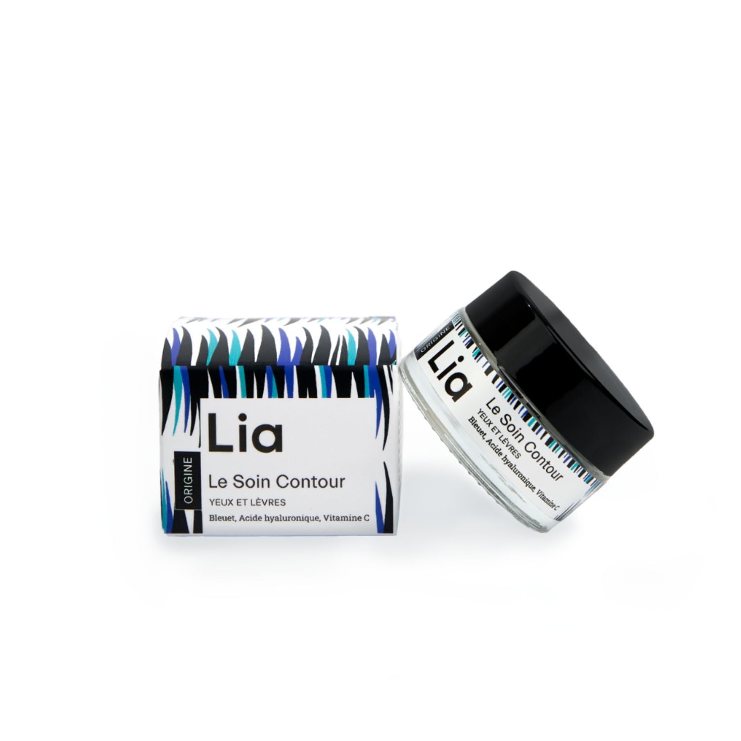 LIA Eye & Lip Contour Treatment with packaging – anti-aging cream for puffiness and fine lines